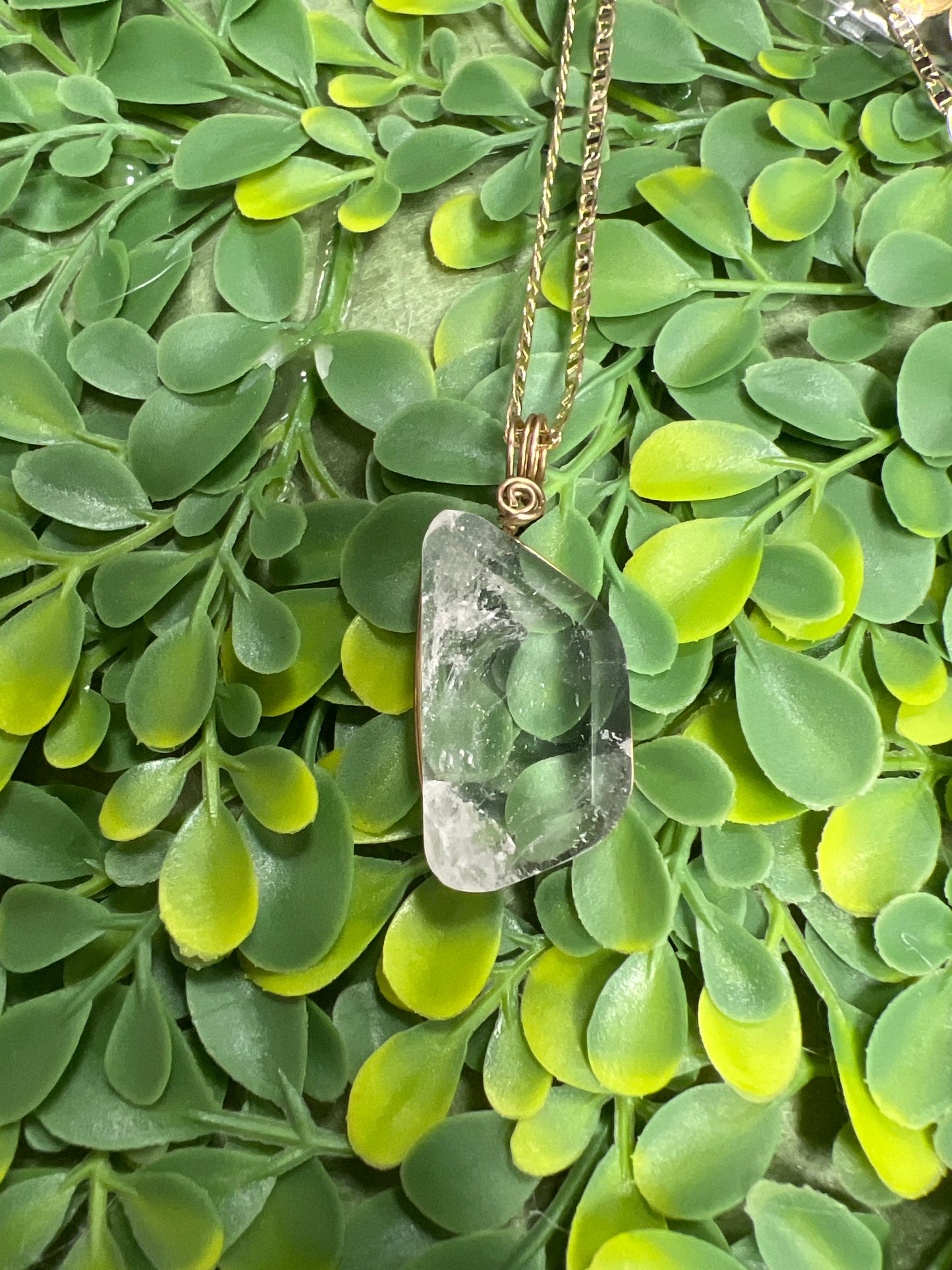 Dije de cuarzo cristal