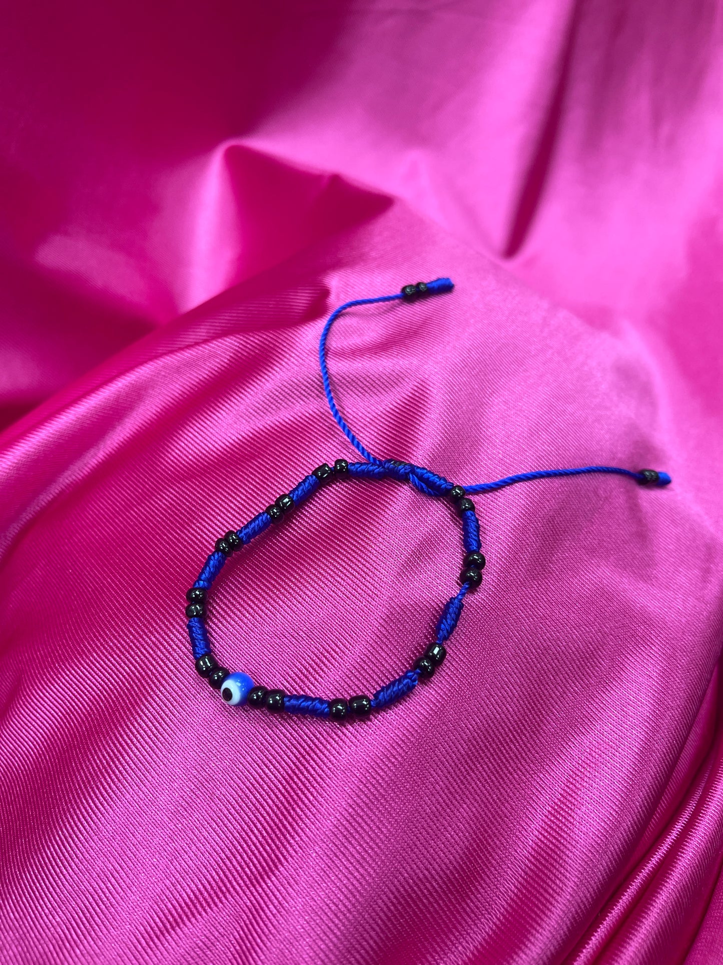 Pulsera Reversible ojo turco color azul