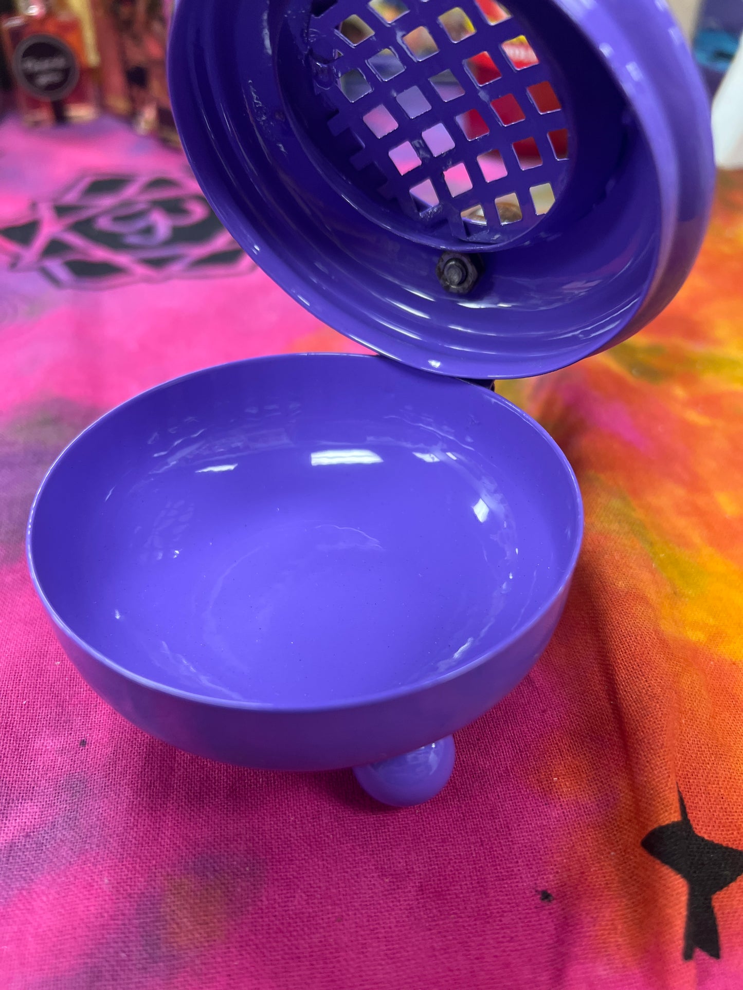 Porta incienso Color morado