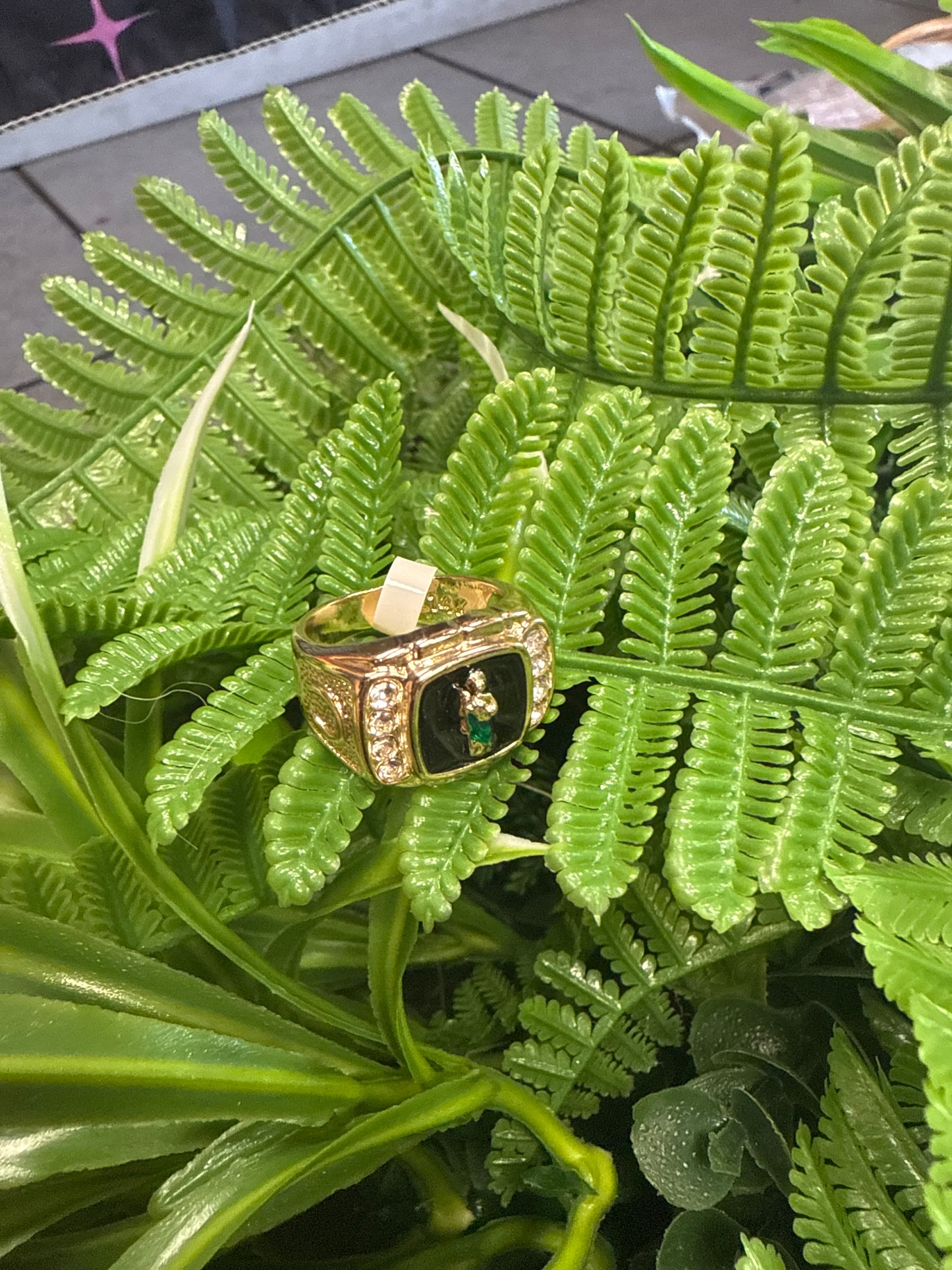 Anillo Oro Laminado San Judas #11