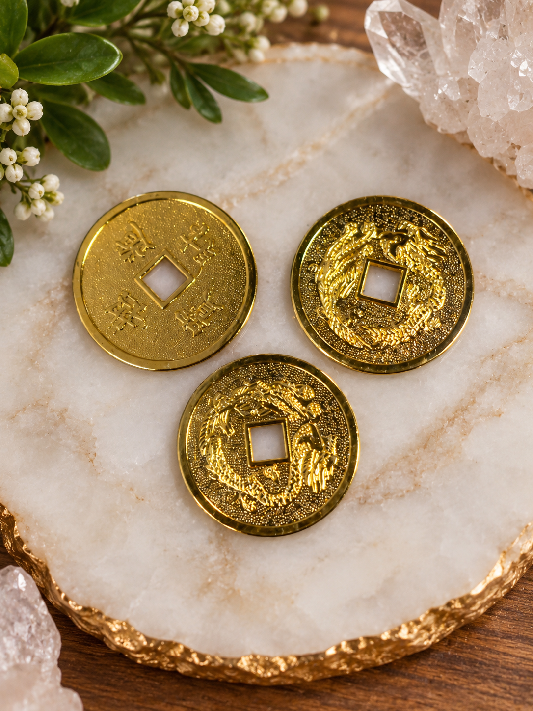 Tres monedas Chinas XXL