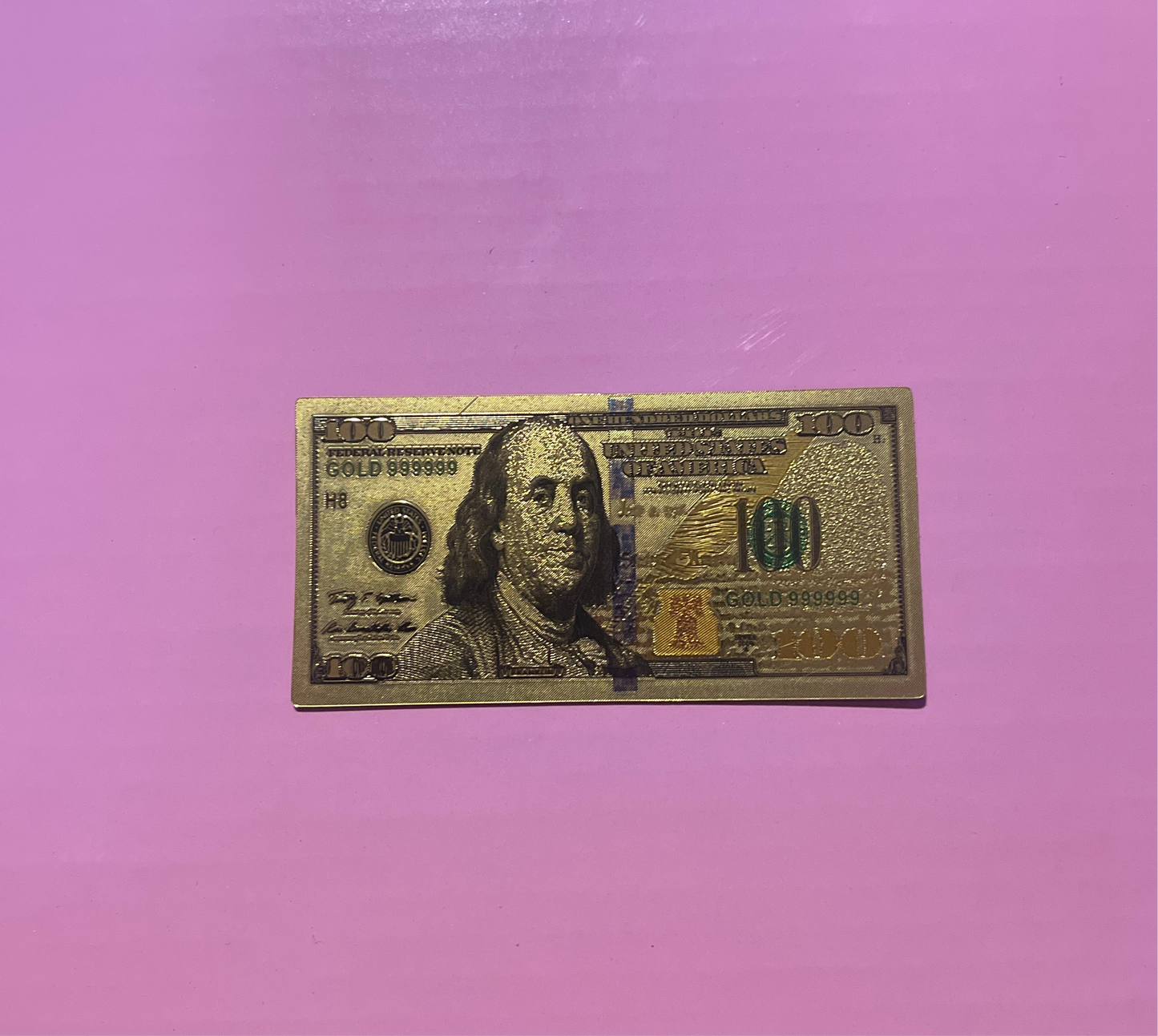 Mini Billete de $100