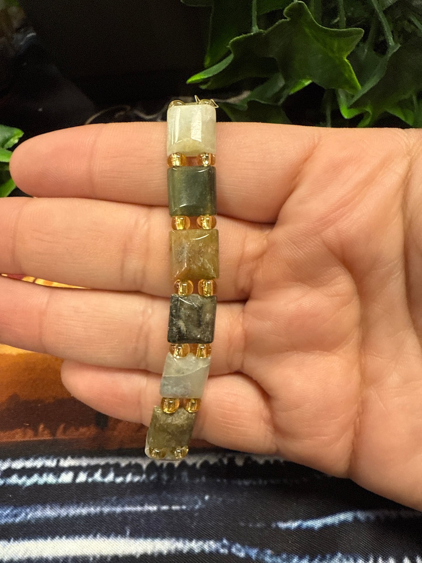 Pulsera de jade noche loco