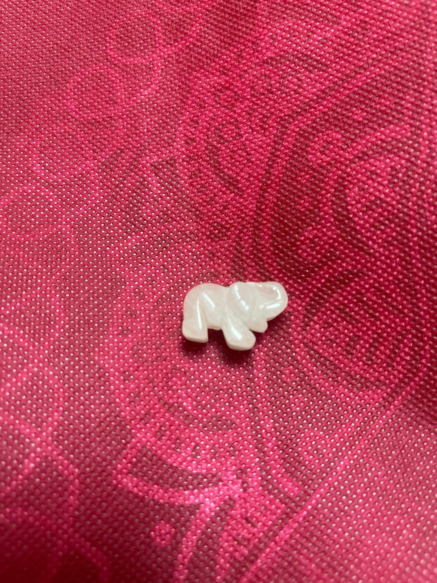 Mini mini Elefante cuarzo Rosa