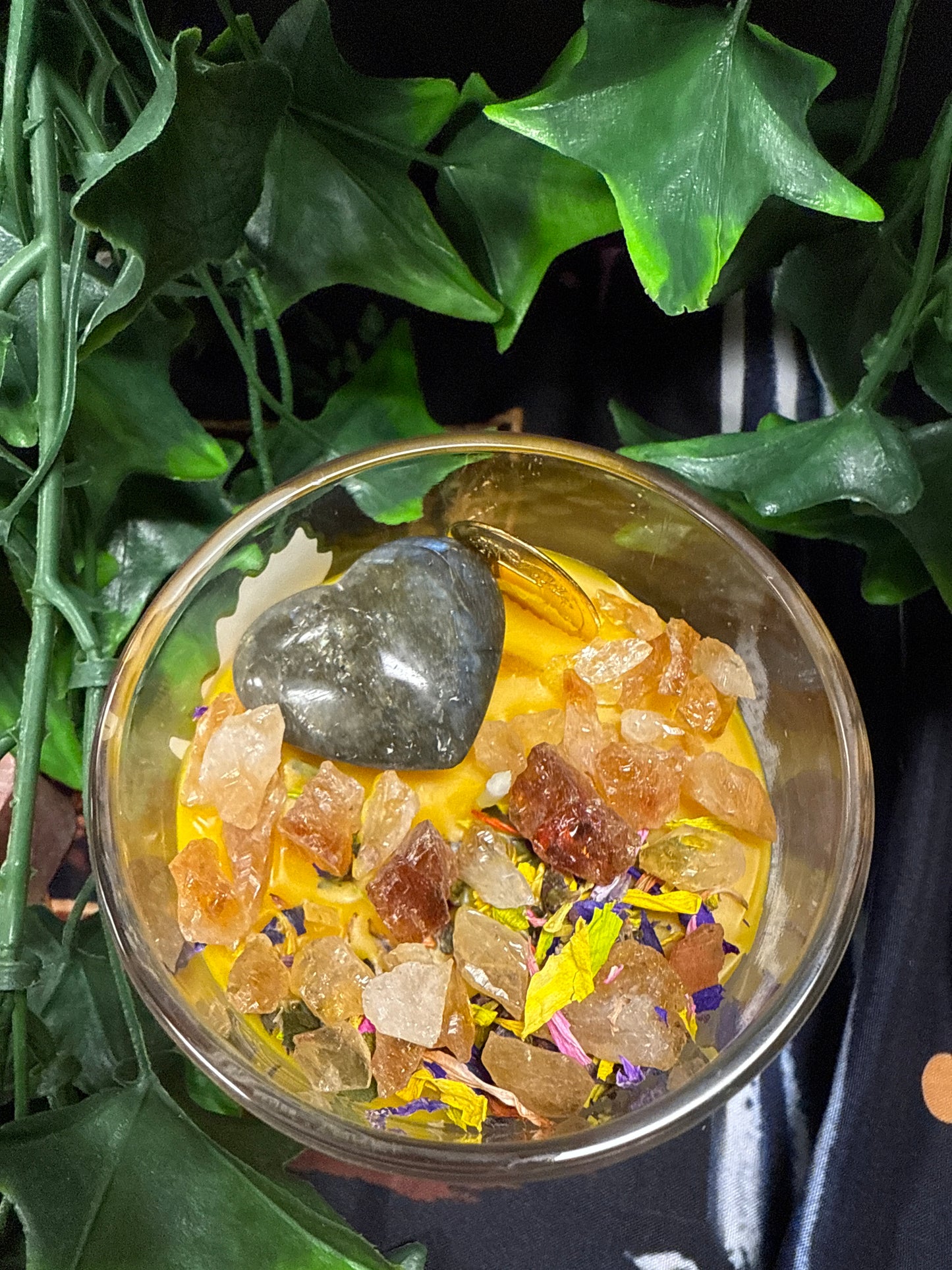 Vela con Labradorita y citrino