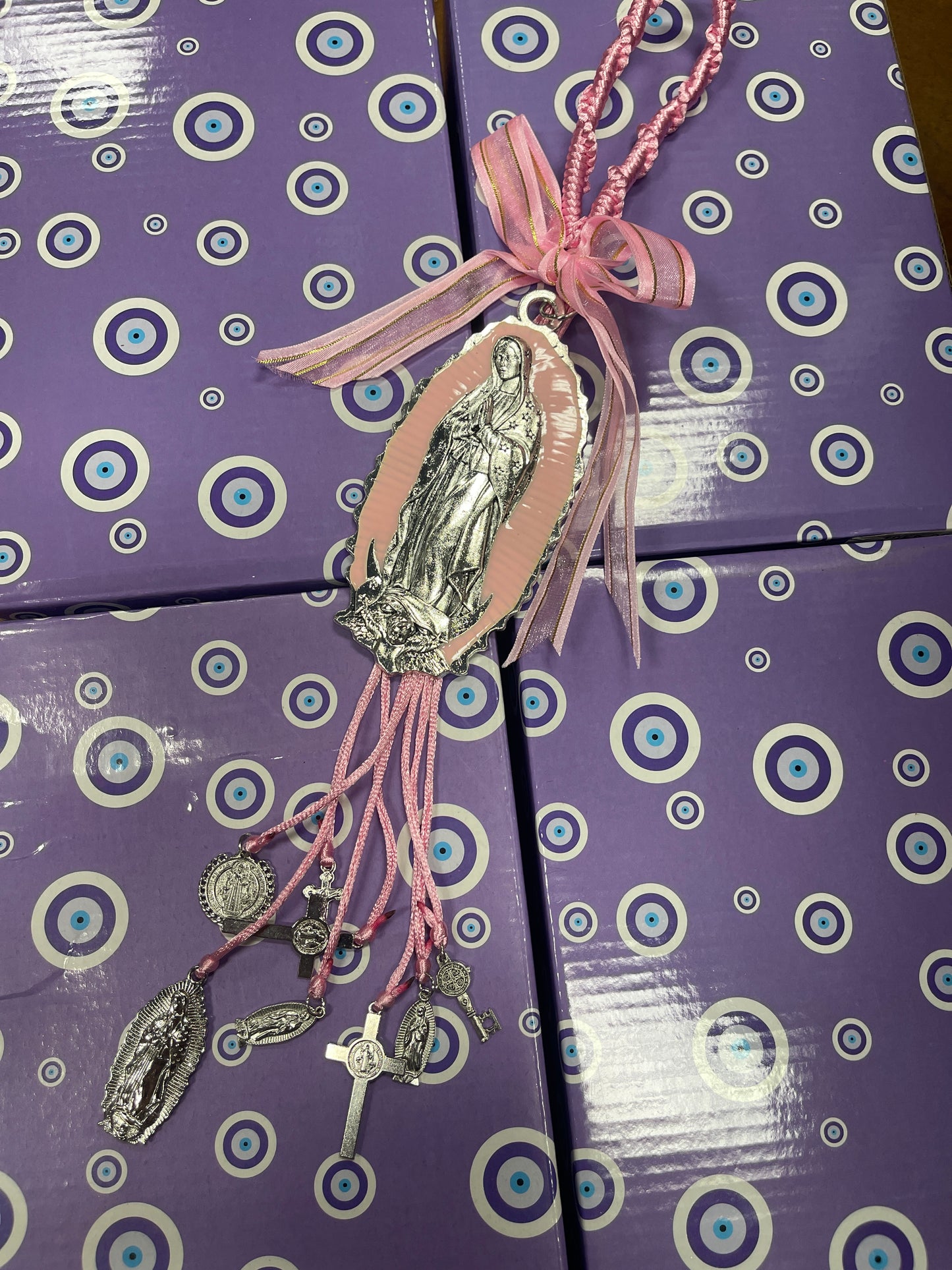 Bendiciones Virgen de Guadalupe color plata