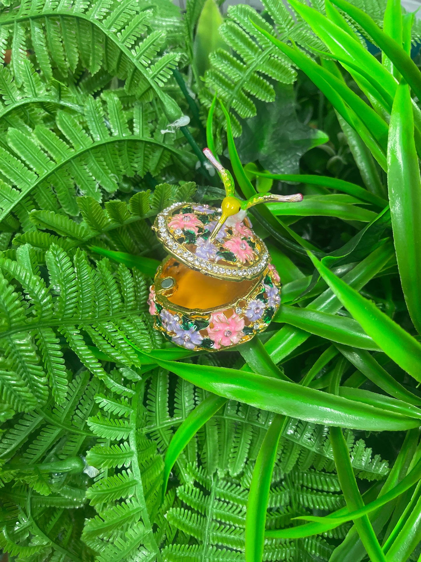 Joyero de colibrí