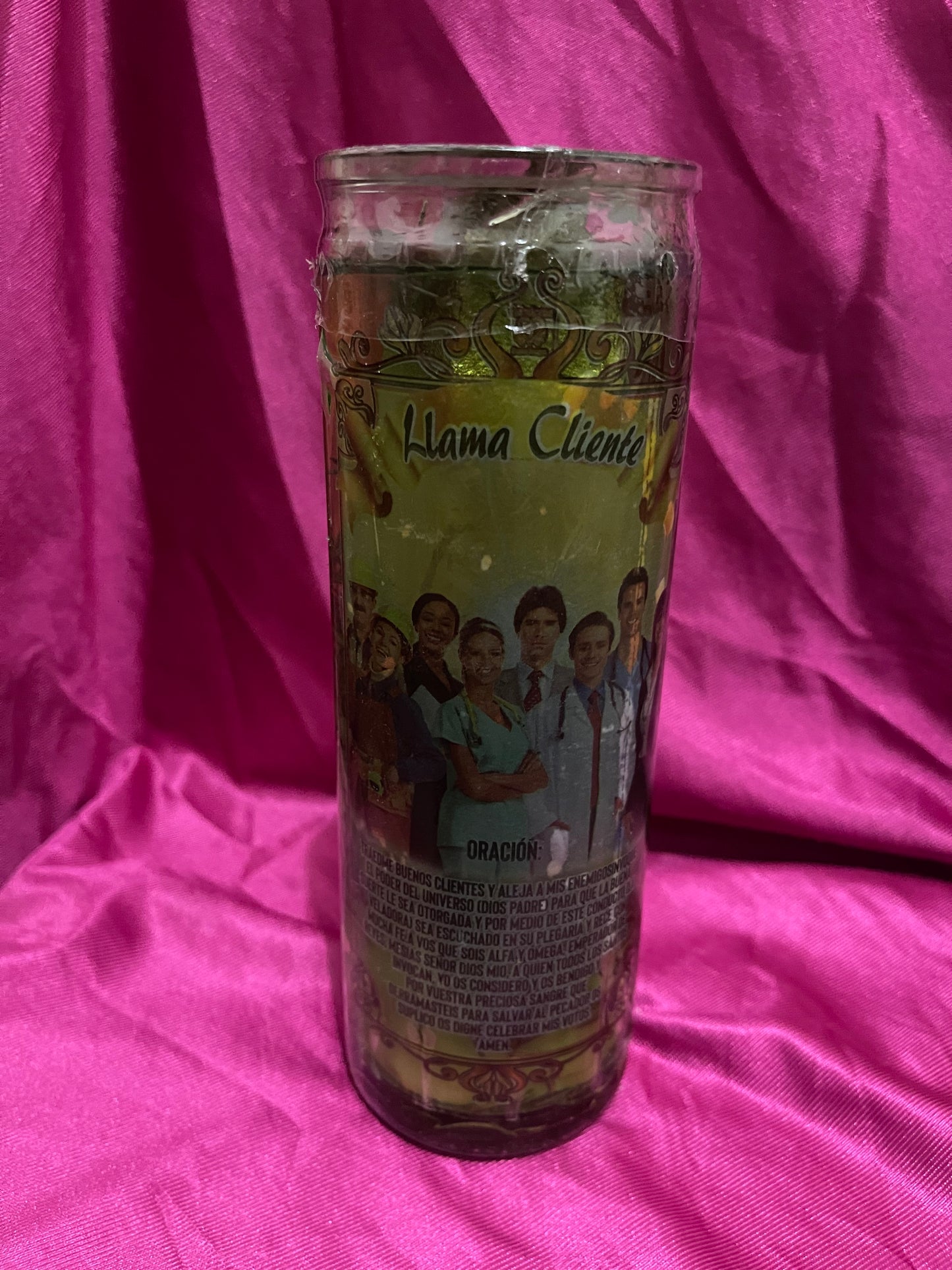 Vela Gel Llama Clientes