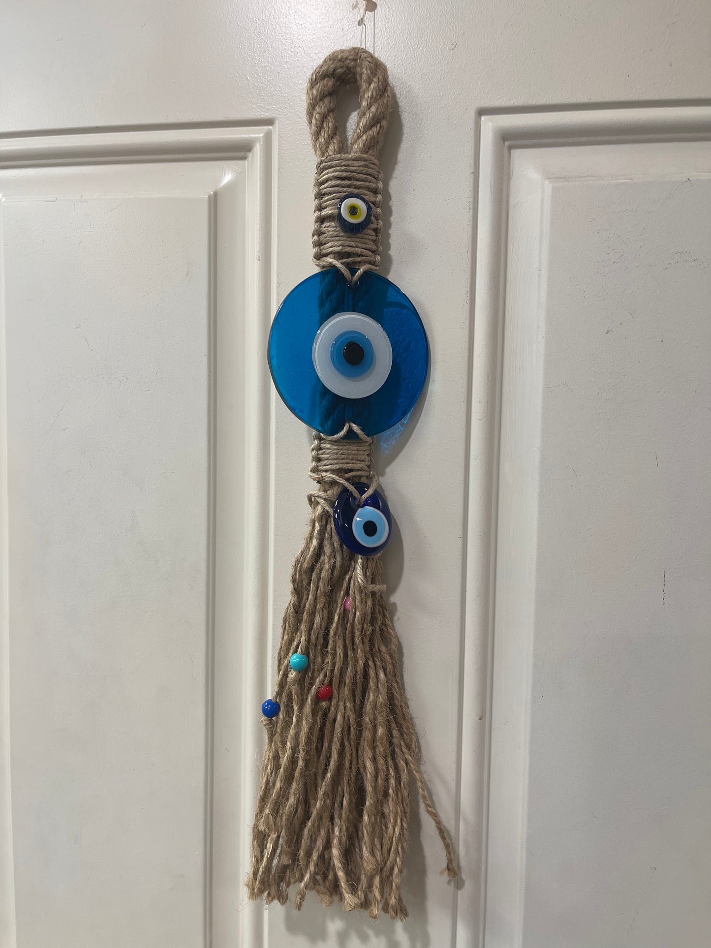 Ojo turco Escoba color Azul