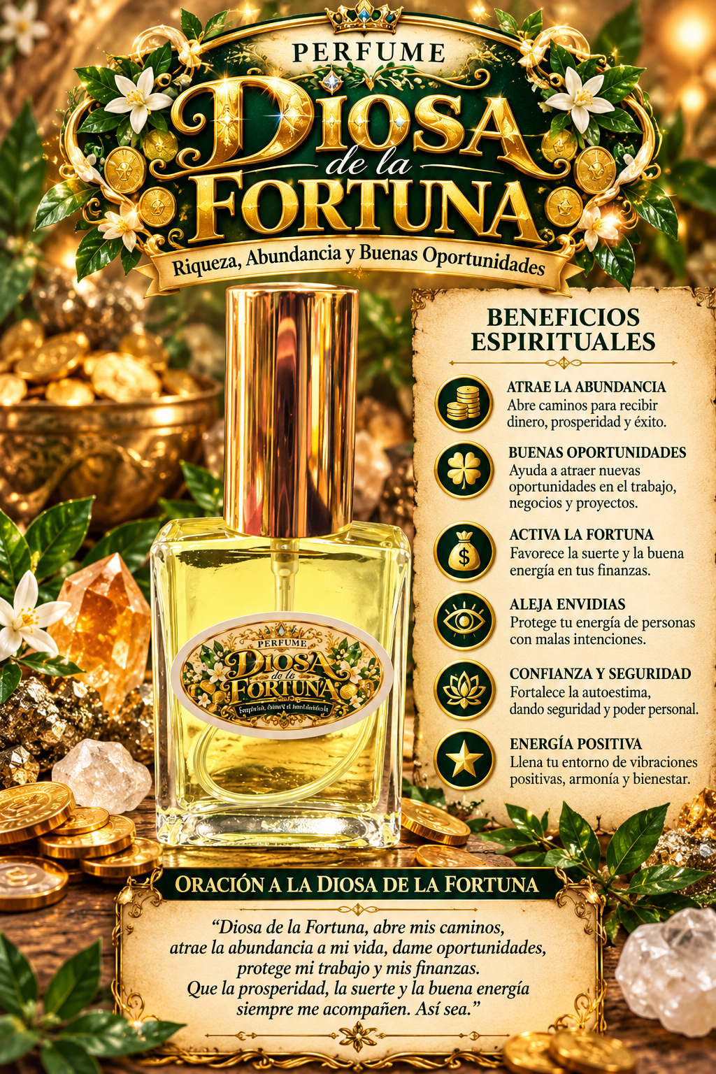 Perfume Diosa de la Fortuna