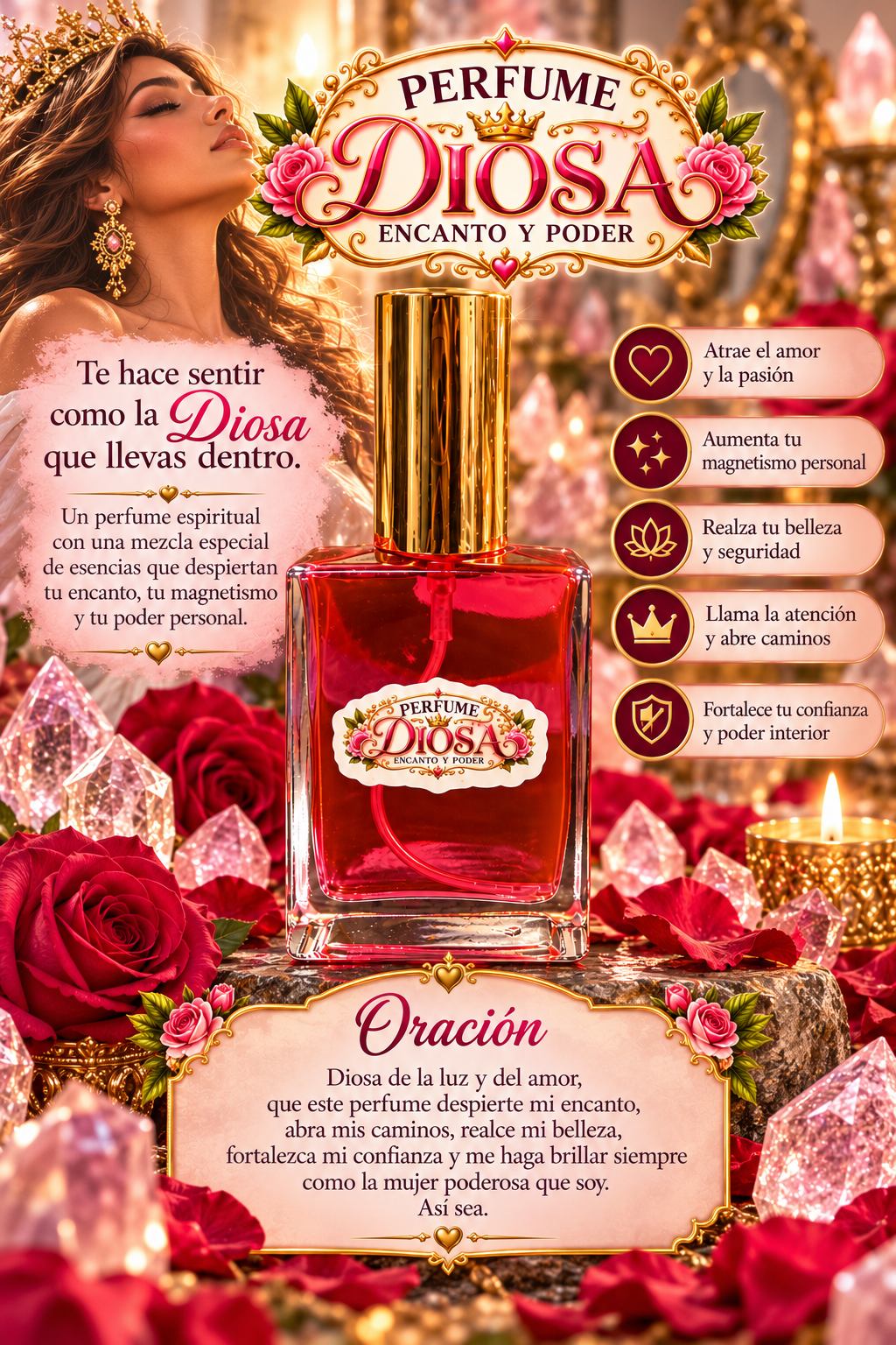 Perfume Diosa Encanto y Poder