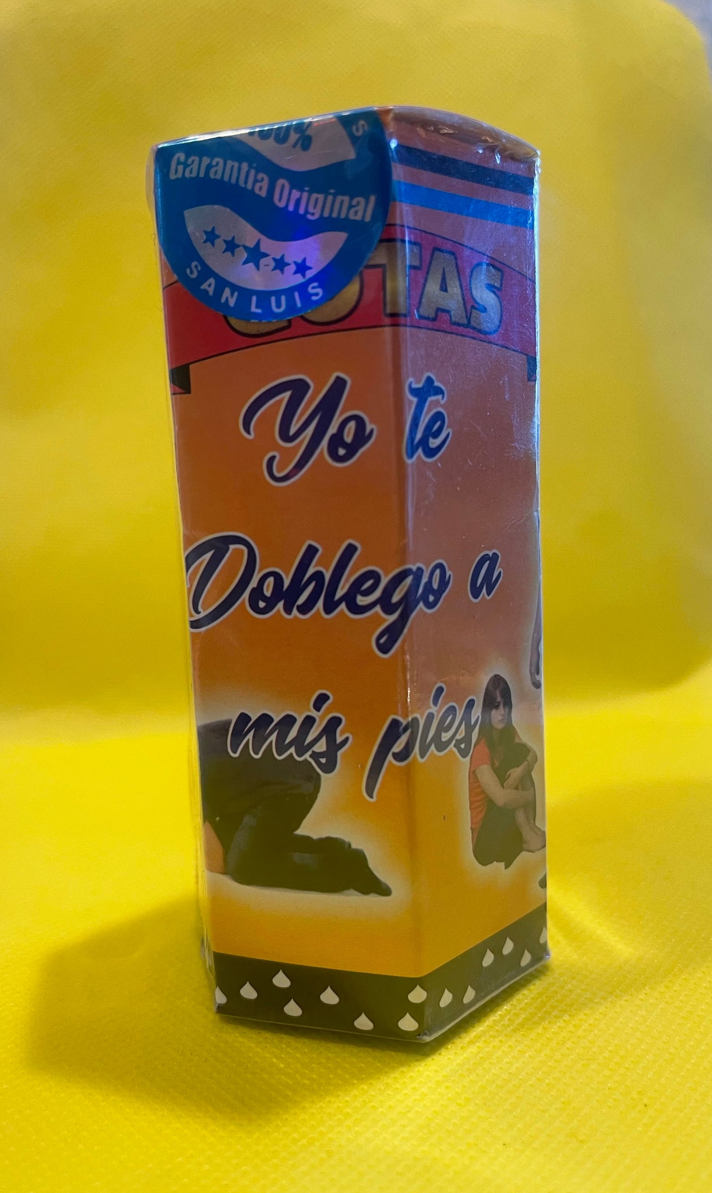 Gotas yo te Doblego a mis pies solo para adultos de 18 años