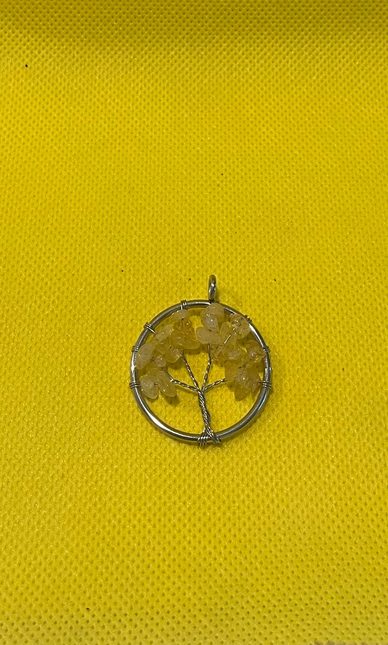 Dije de Arbol de la VIda Citrino