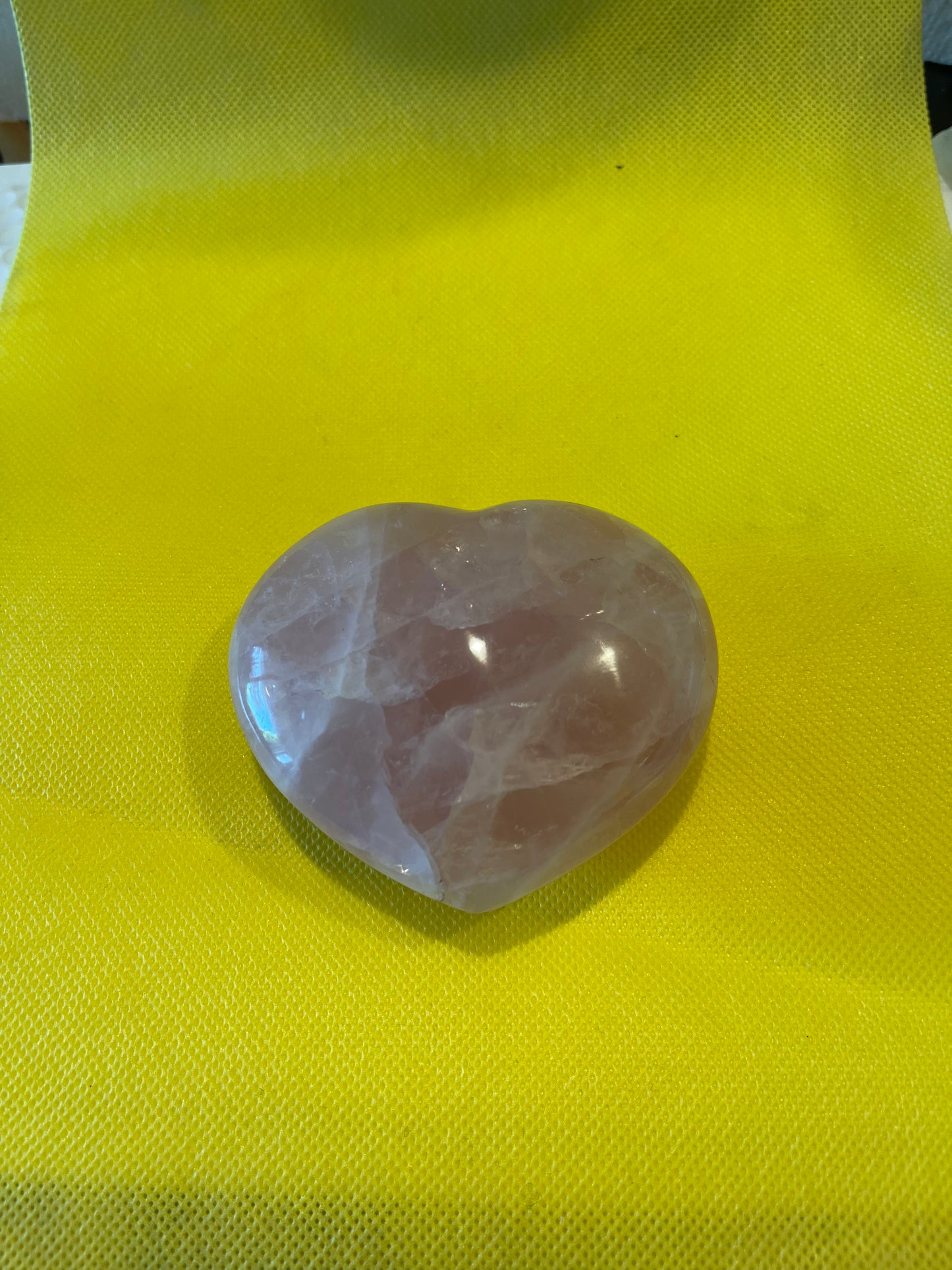 Corazon de Cuarzo rosa grande