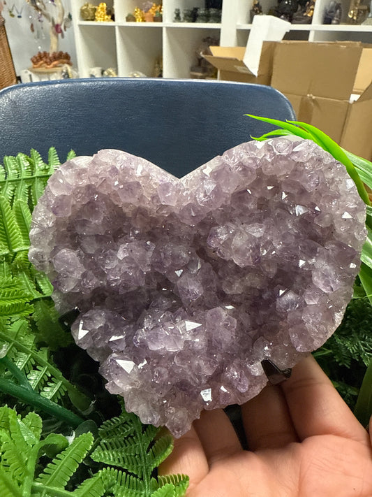 Amatista de corazón AA