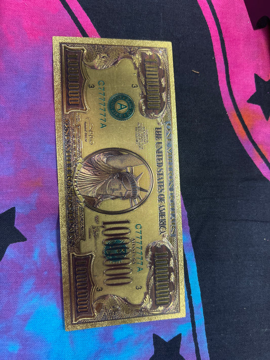 Billete de la suerte 1,000,000