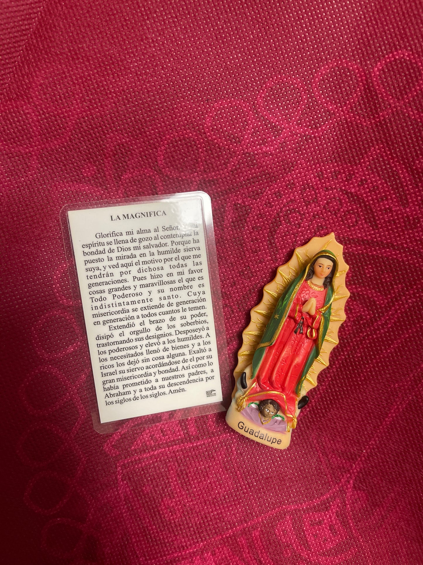 Virgen de Guadalupe y Oración