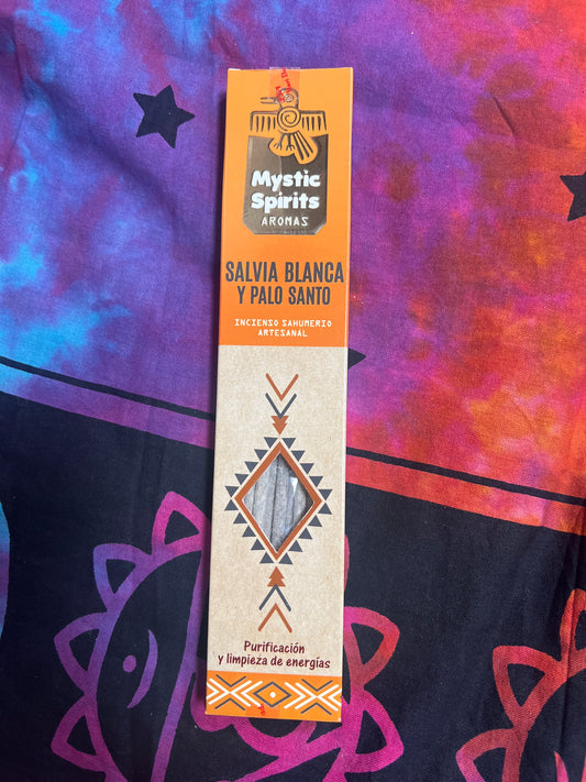 Incienso Mystic Salvia Blanca y Palo Santo