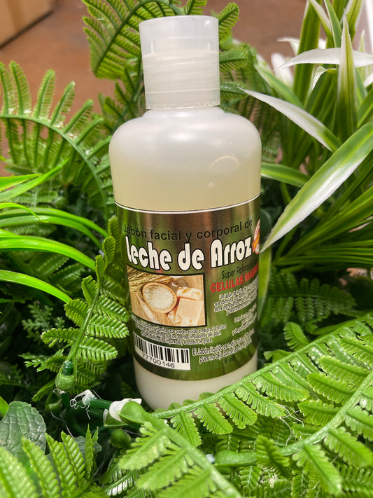Leche de Arroz jabón facial y cuerpo