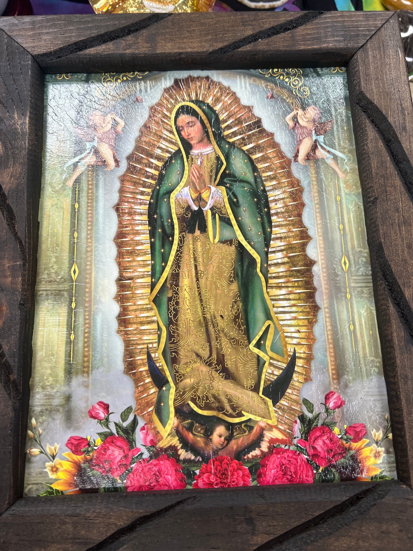 Cuadro de la virgen de Guadalupe
