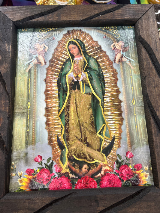 Cuadro de la virgen de Guadalupe
