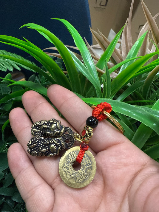 Llavero de dos dragones