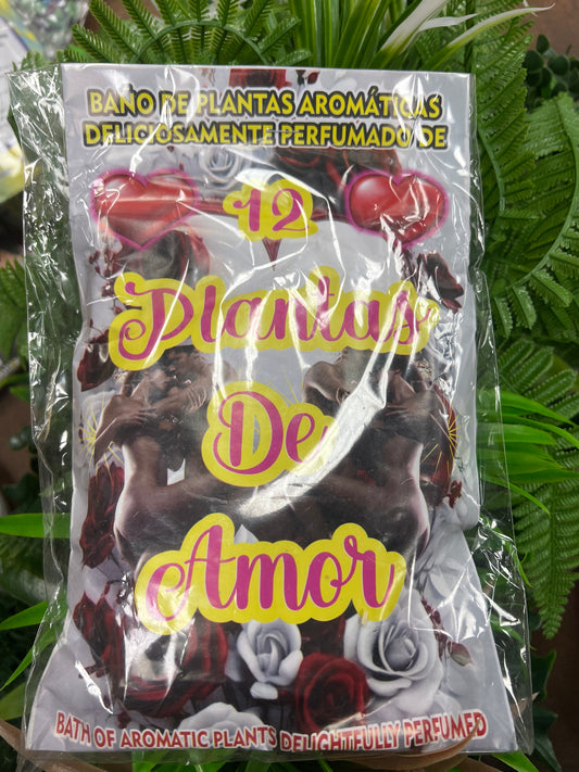 Baño de plantas 12 plantas de Amor