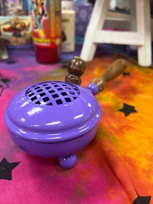 Porta incienso Color morado