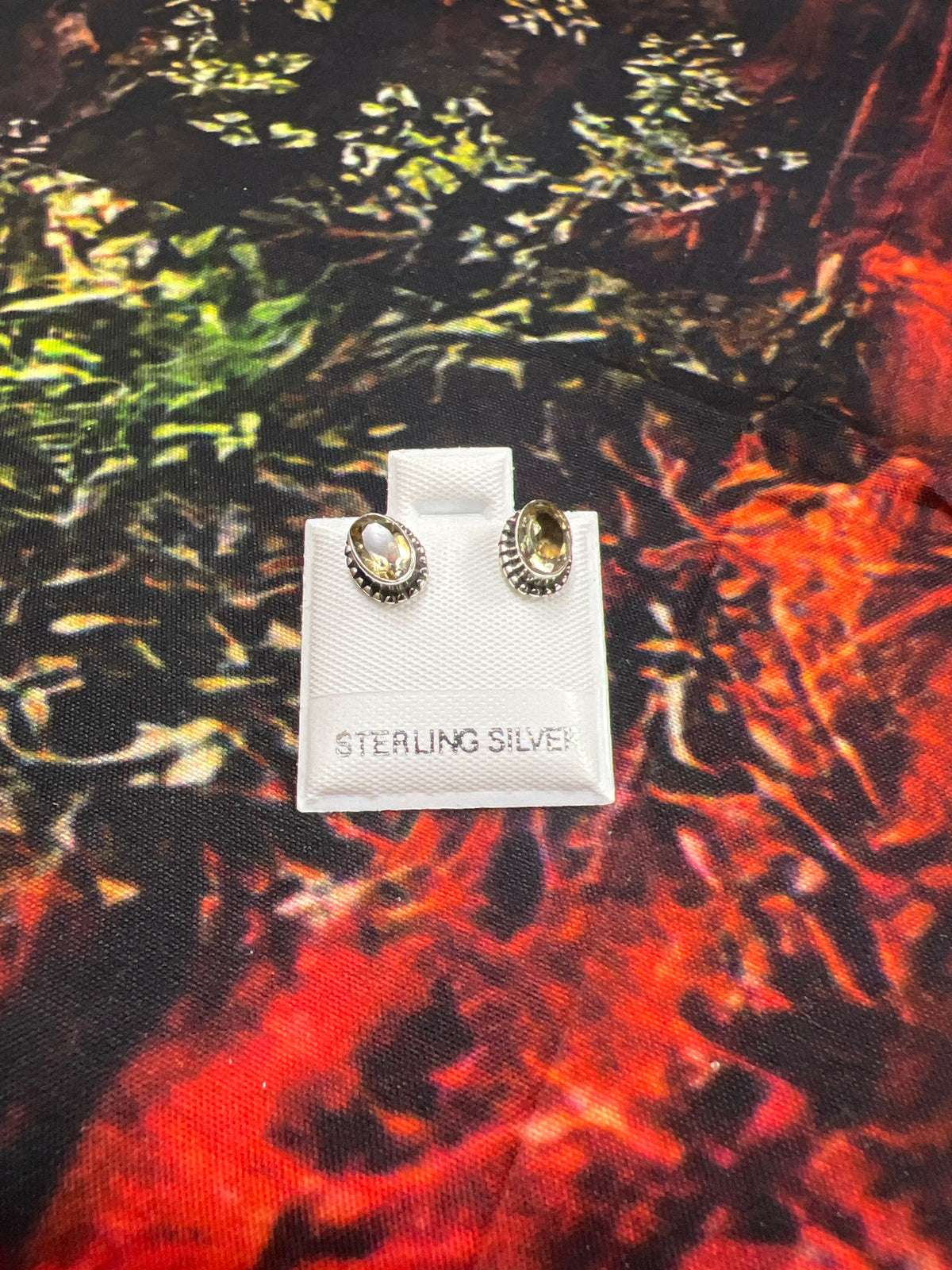Earrings de citrino #1