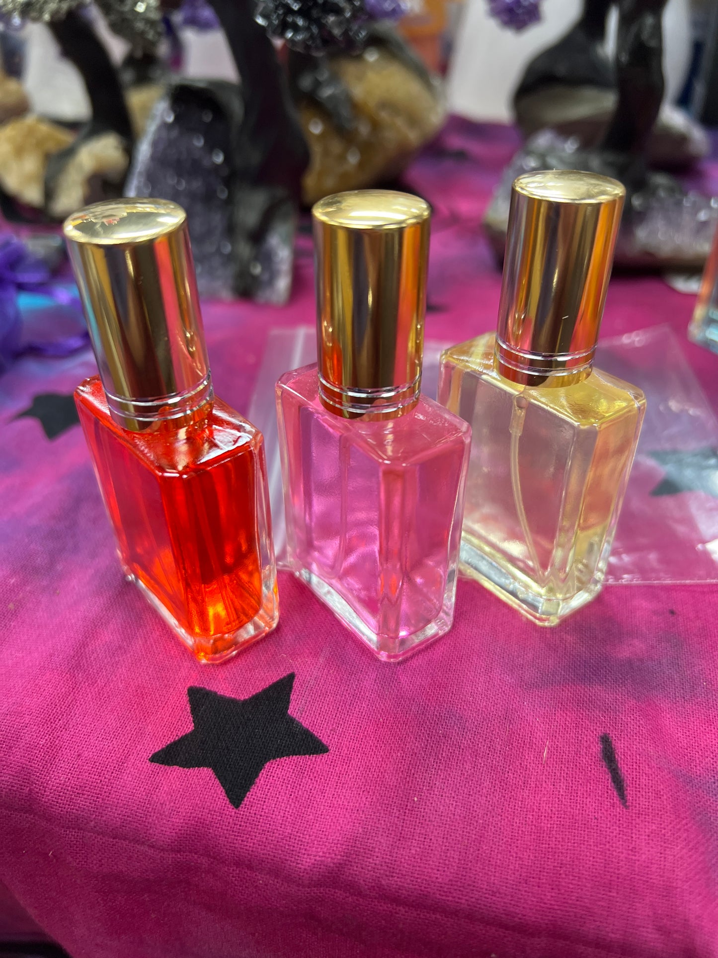 Trío fuego hechizo y oro