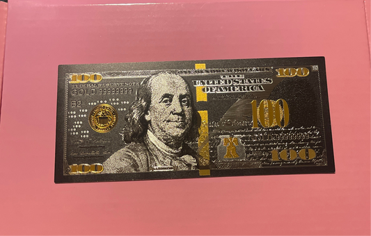 Billete de la Suerte color Negro