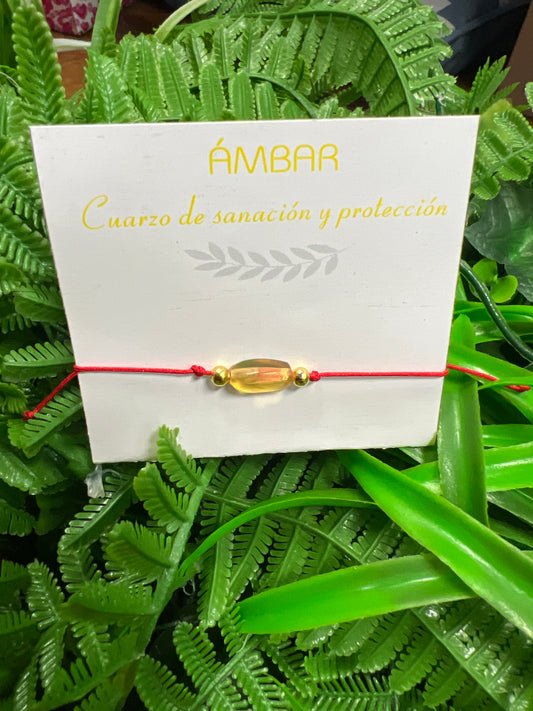 Pulsera hilo fino de Ámbar
