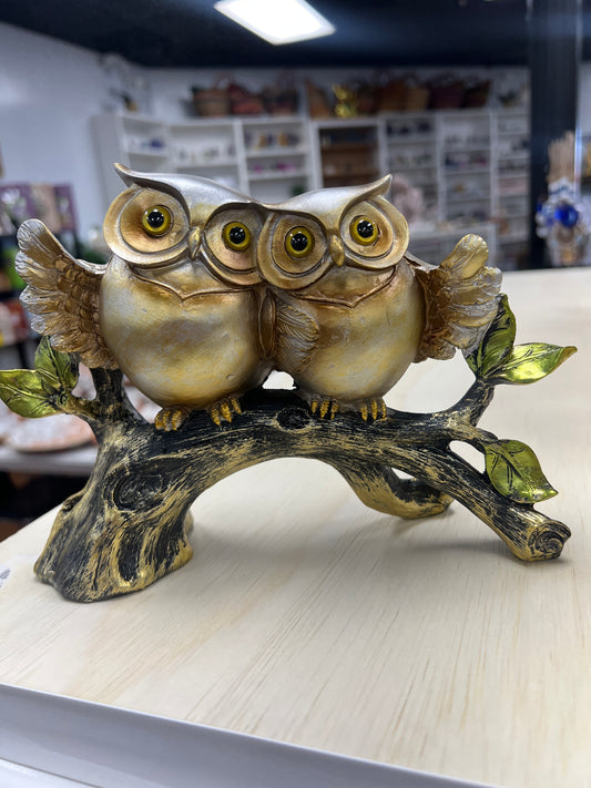 Pareja de Búhos en Rama