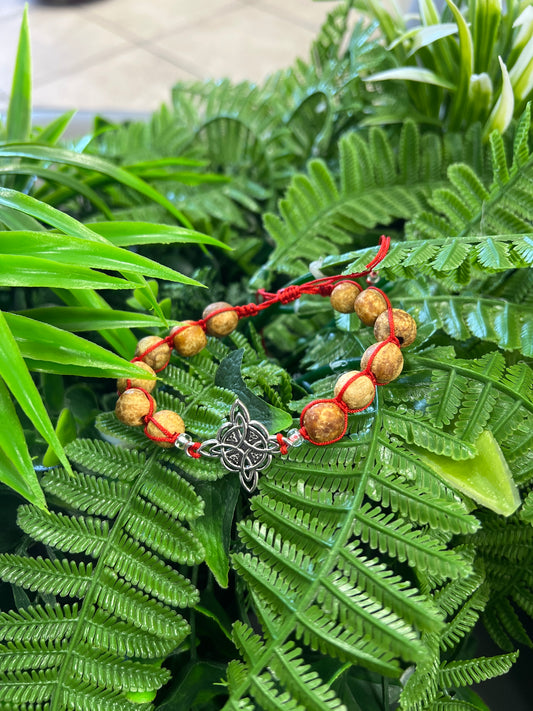 Pulsera palo santo Y nudo de Bruja
