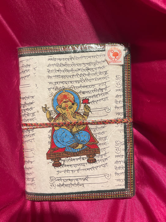 Libreta Grande Ganesha color Blanco