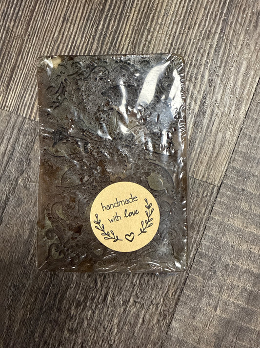 Jabón artesanal cuadrado de café con canela
