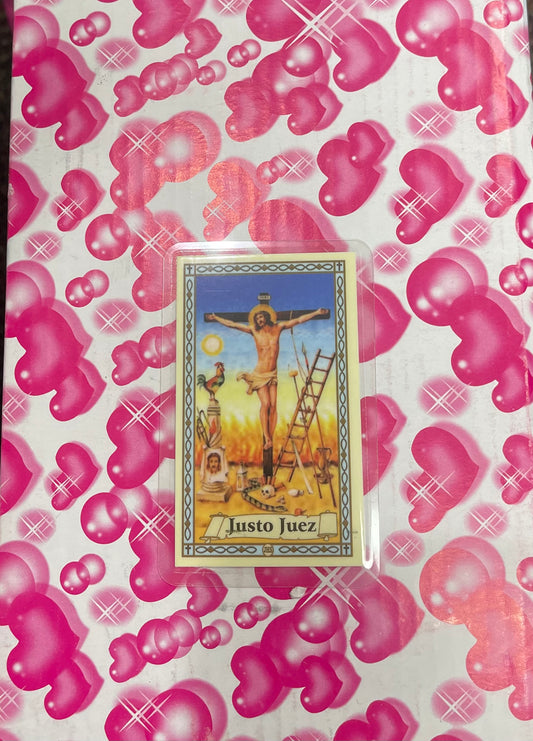 Oración Justo Juez para cartera