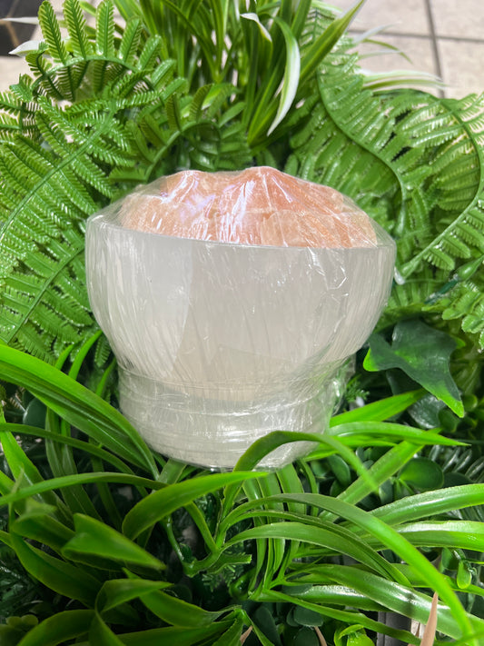 Especial Afrodita Tazón Selenita  XL con luz