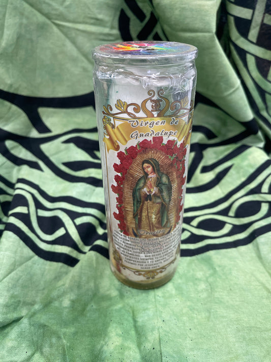 Vela de gel Virgen de Guadalupe