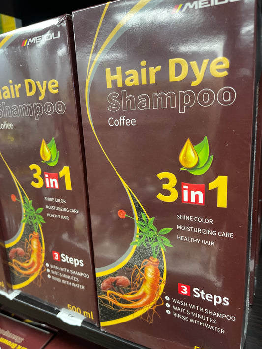 Shampoo 3 en 1 color coffee