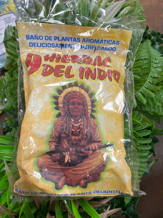 Baño de plantas 9 Hierbas del Indio