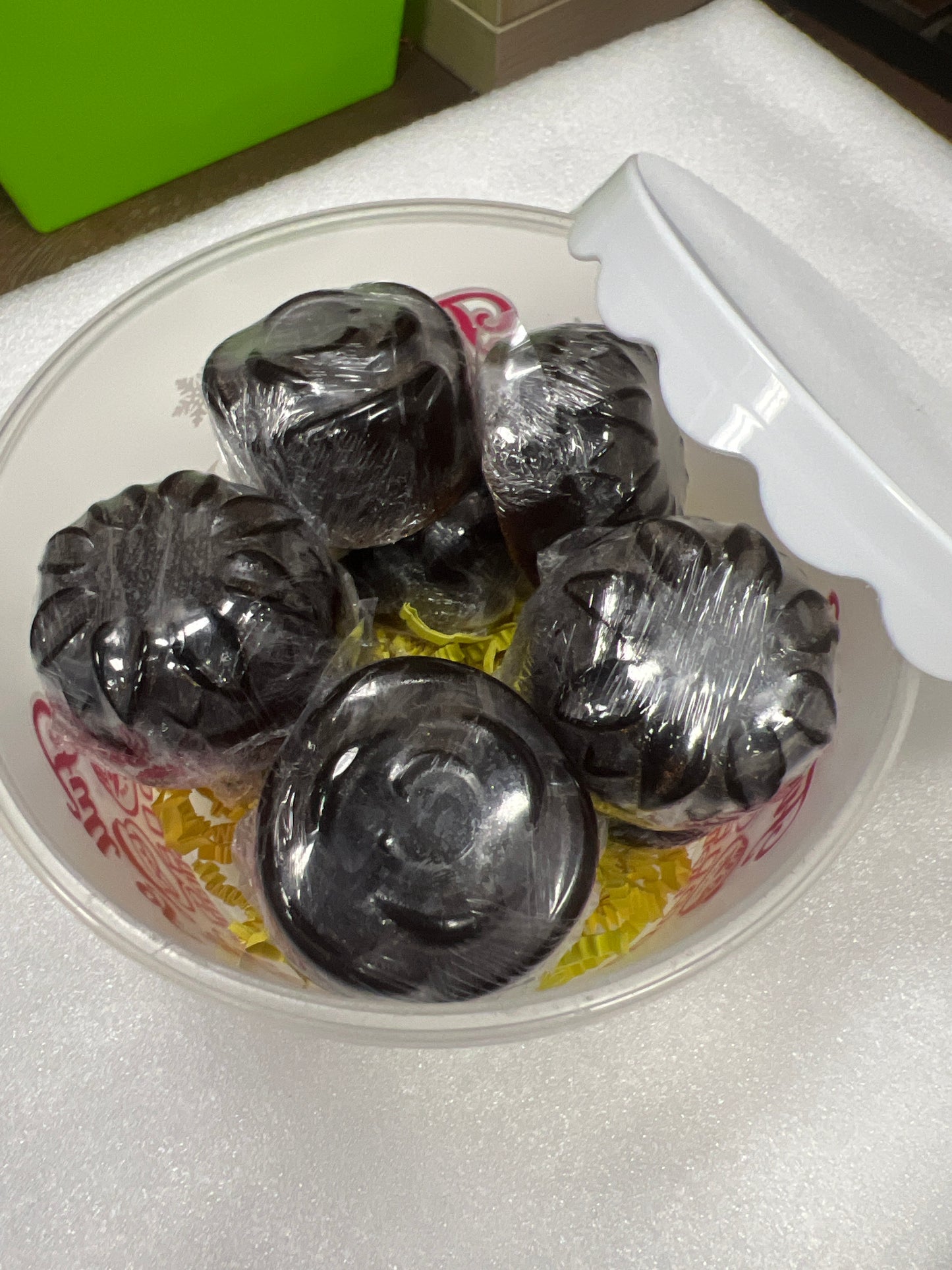 9 mini jabones canela y miel