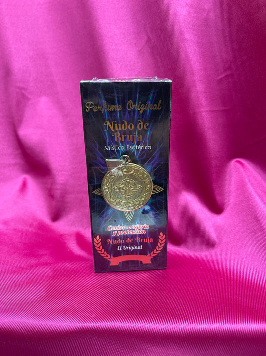 Perfume Nudo de Bruja con medalla