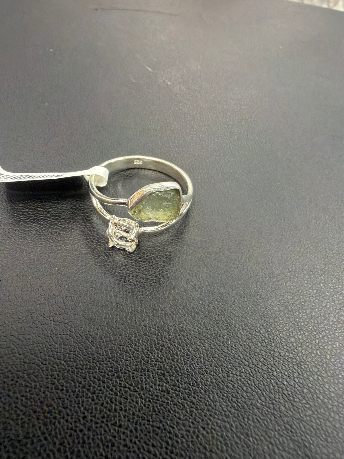 Anillo de Moldavita 925 #10