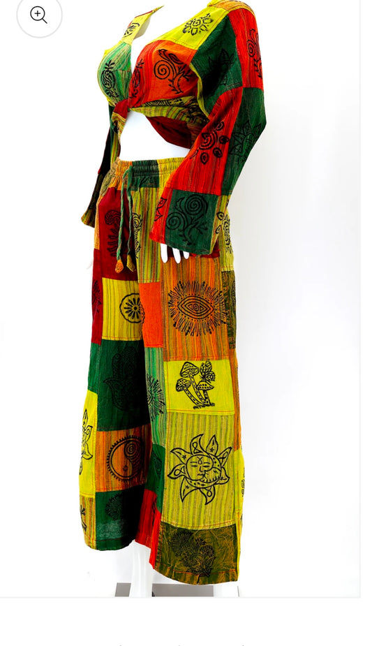 Set 2 piezas color verde talla XL