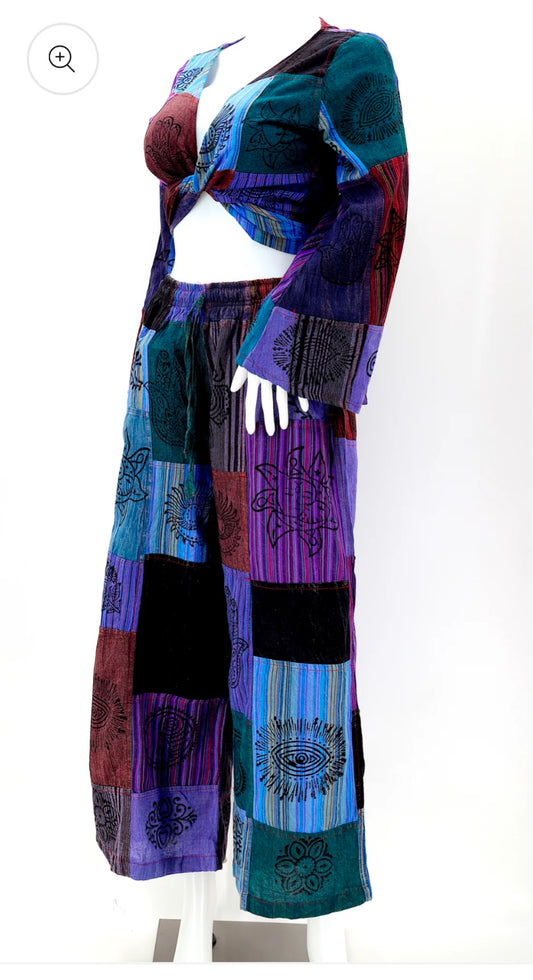 Set 2 piezas color morado talla S/M
