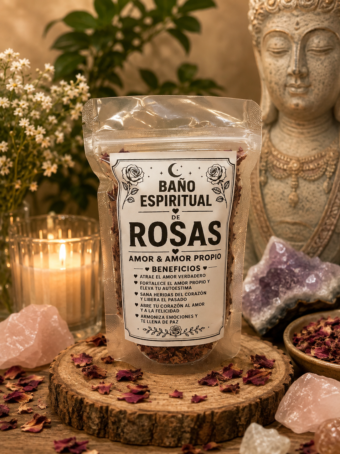 Baño de sales Rosas