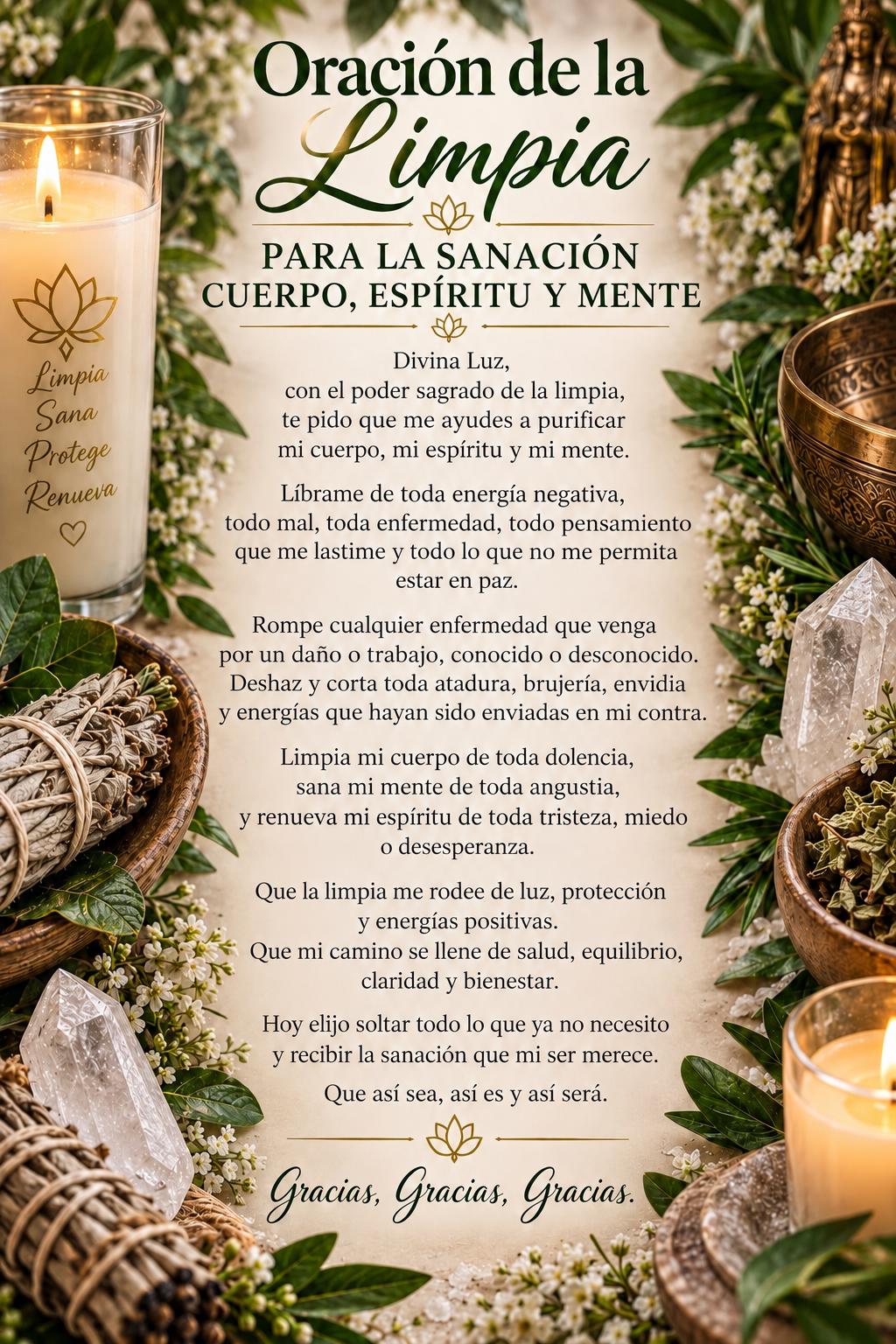 Esfera SANACIÓN
CUERPO, ESPÍRITU Y MENTE