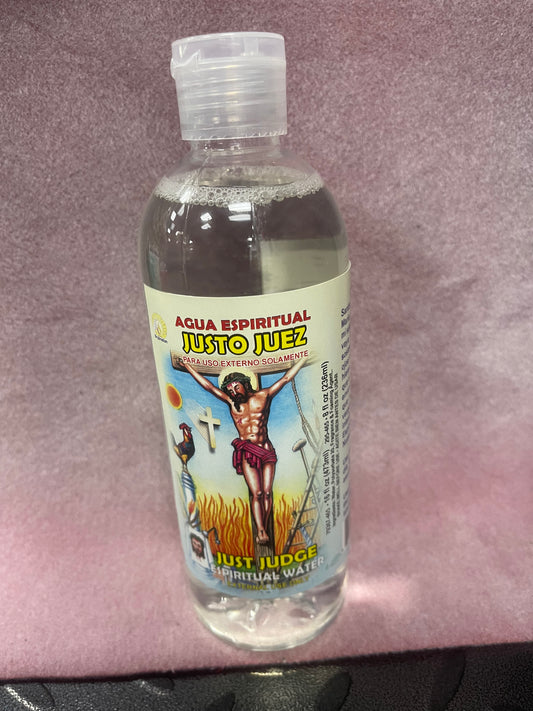 Agua Espiritual Justo Juez