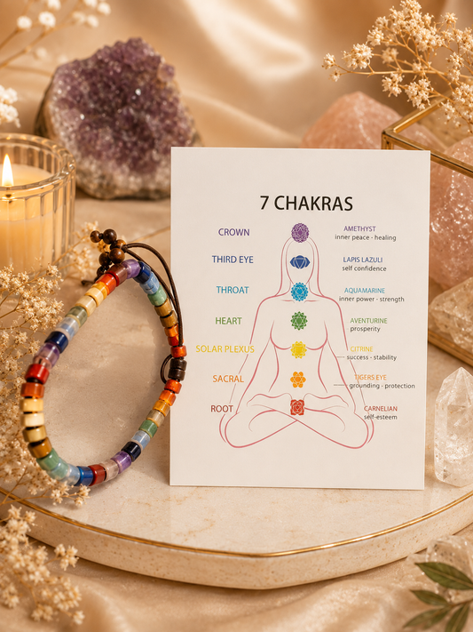 Pulsera o tobillera 7 Chakras
